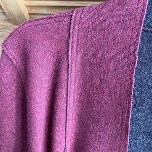 eileen fisher wool open jacket